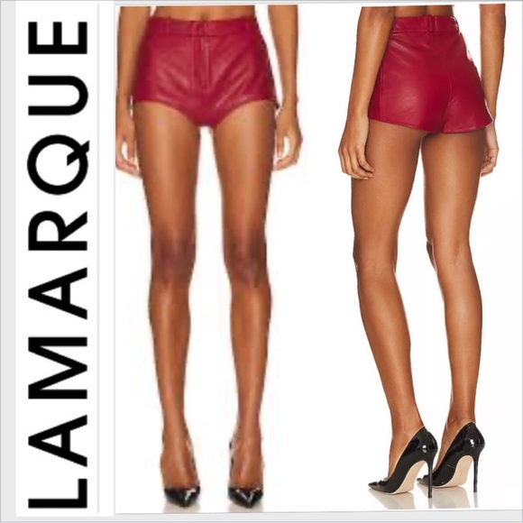 Lamarque Annaise Short In Red, Size M - Picture 1 of 10